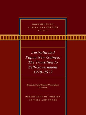 cover image of Documents on Australian Foreign Policy